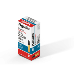 Cartouches Aguila Calibre 22 LR Subsonique HP 38 Grains (50/1000)