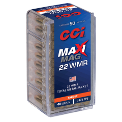 Cci C/22Wmr Maxi Mag TMJ 40 Grains (50/2000)