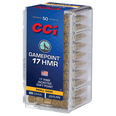 Cci C/17HMR Gamepoint 20 Grains (50/2000)