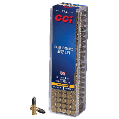 Cci C/22LR Subsonic HP 40 Grains (100/5000)
