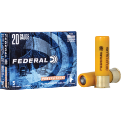 Balle Federal Power-Shok rifled slug pointe creuse C/20/70 21g