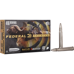 CART FEDERAL OGIVE TROPHY BONDED BEAR CLAW C/416 REM MAG 400 GRAINS