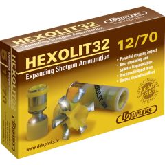 CARTOUCHE A BALLE DDUPLEKS HEXOLIT 32 C/2/70 - Boite de 5