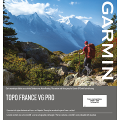 Carte Garmin TOPO  France v6  PRO - France entière et DROM-COM - Jaquette