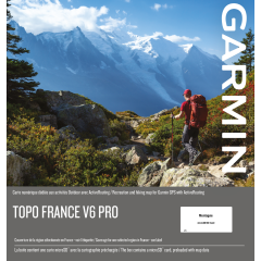 Carte Garmin TOPO  France v6  PRO - Montagne - Jaquette
